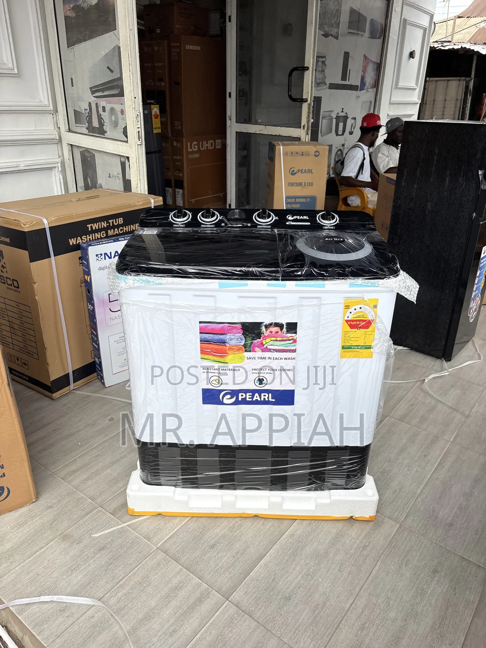 Durable and Affordable Pearl 12kg Semi-Auto Washing Machine