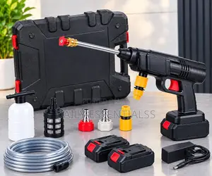 48V Rechargeable Pressure Washer With 2 Batteries