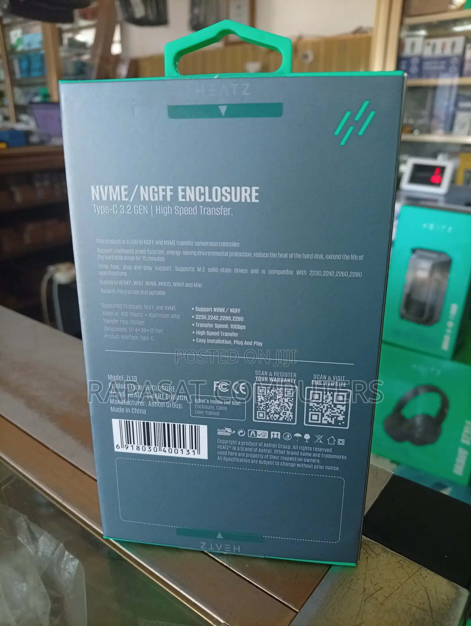 Heatz Zl13 Nvme Enclosure