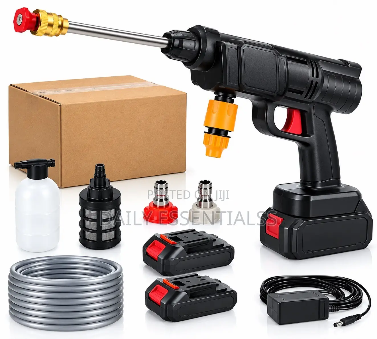 Portable 48V Car Washer Machine – 2 Batteries