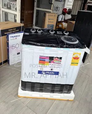 Super Authentic Pearl 11kg Spin Dry Washing Machine(White/Black)