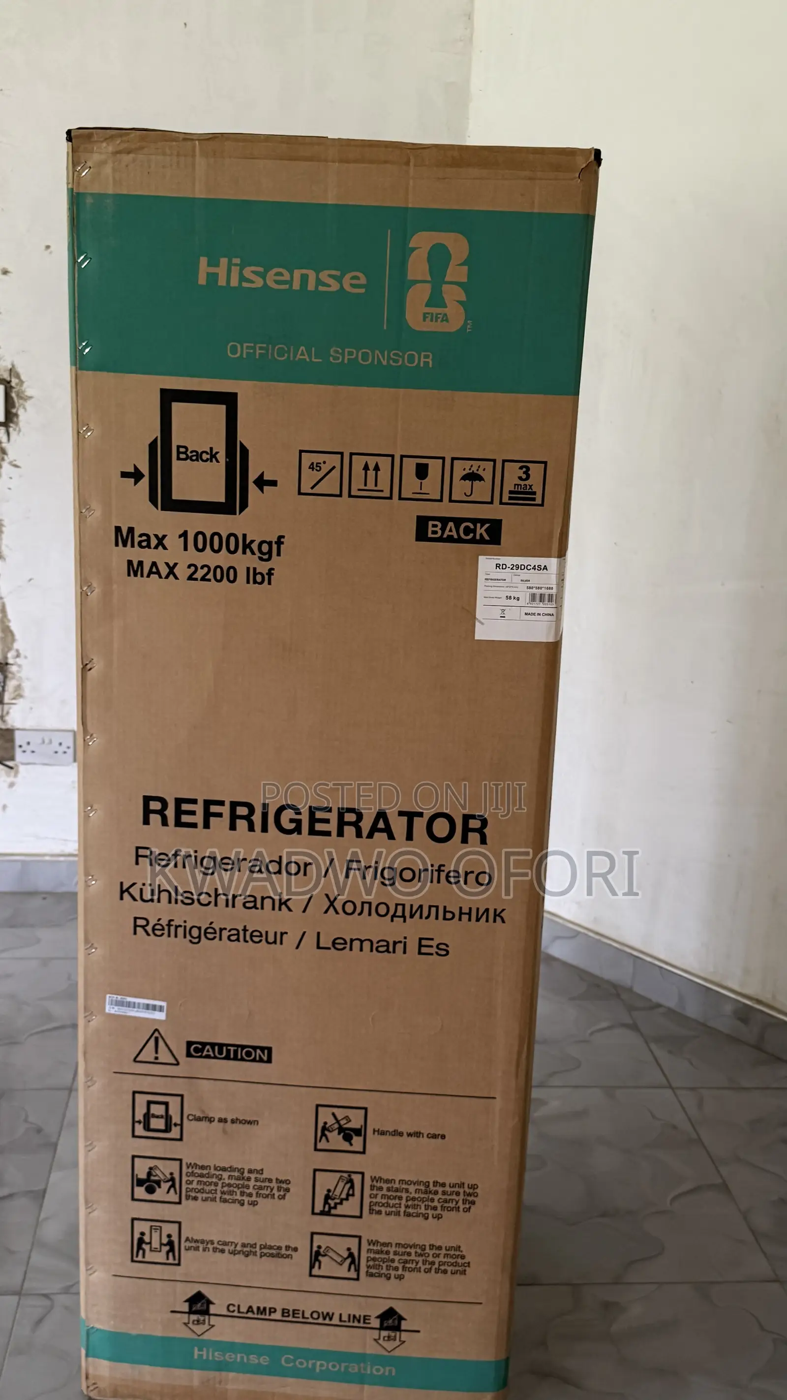 Brand New Hisense Refrigerator