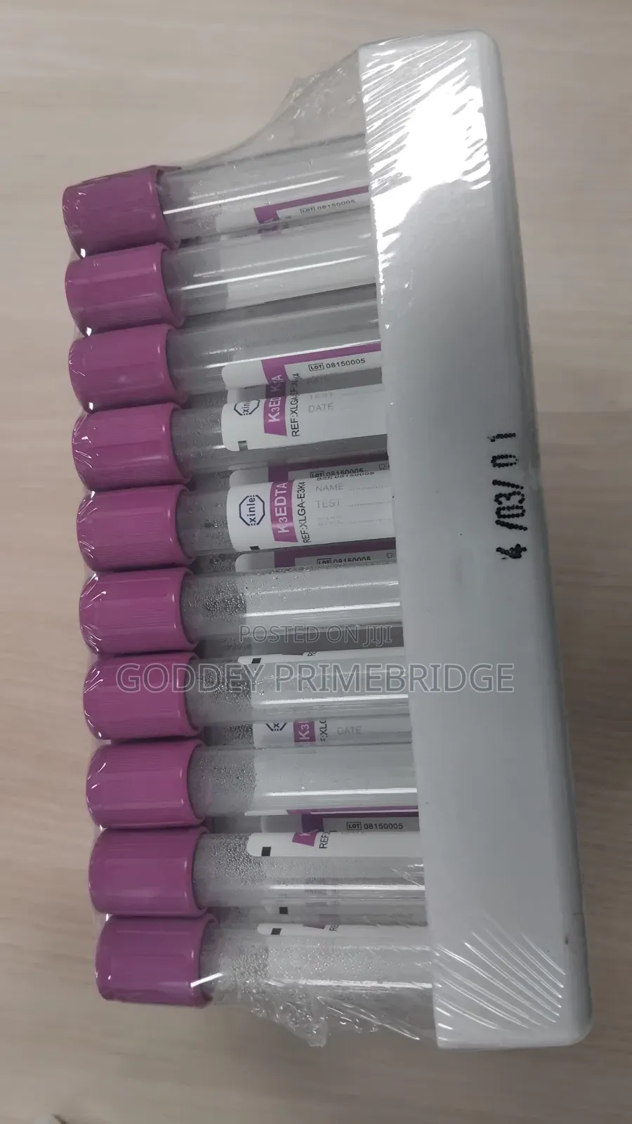 Edta Tubes 4mls - 100pcs Purple Top