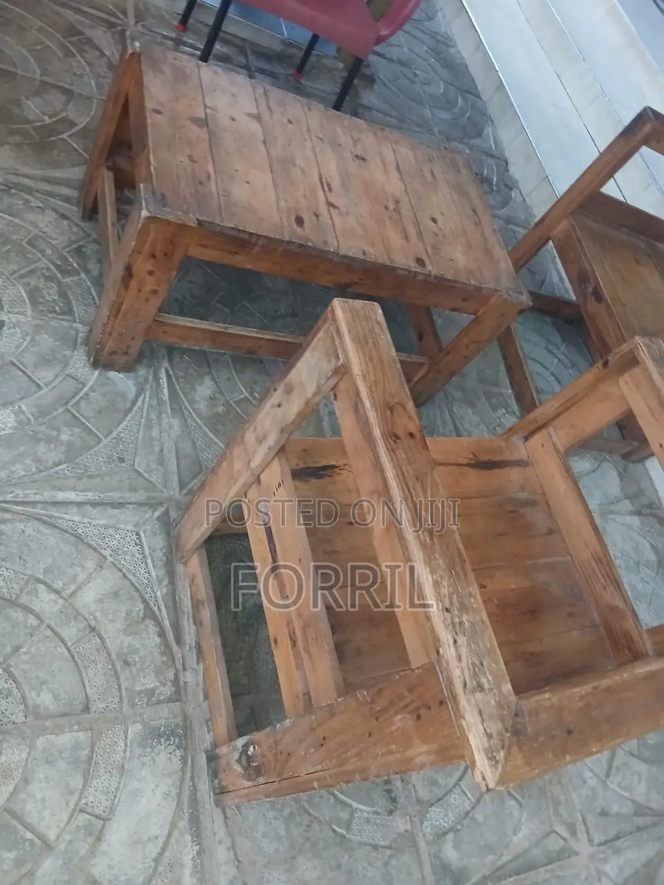 Pallet (6)Tables and (12)chairs