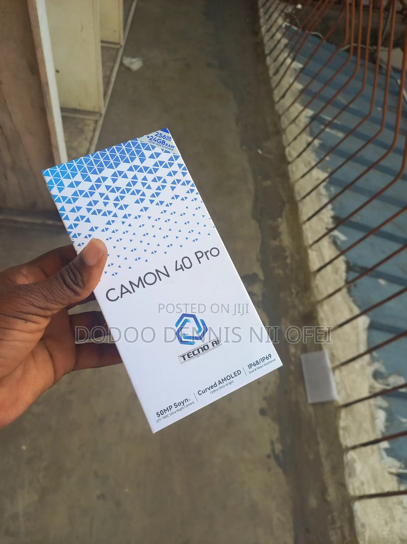 New Tecno Camon 40 Pro 5G 256 GB Black