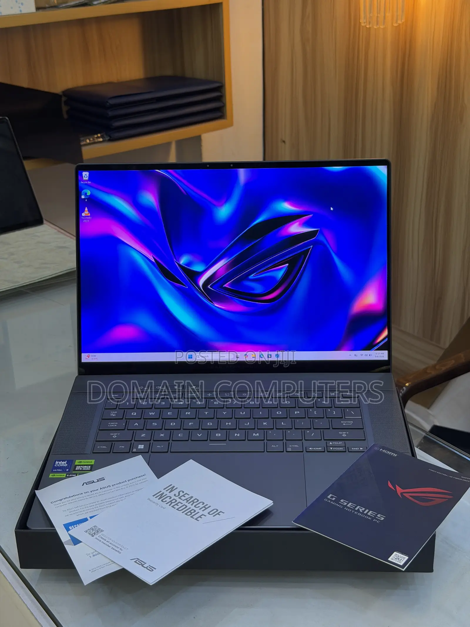 New Laptop Asus ROG Zephyrus G16 16GB Intel Core Ultra 9 SSD 1T
