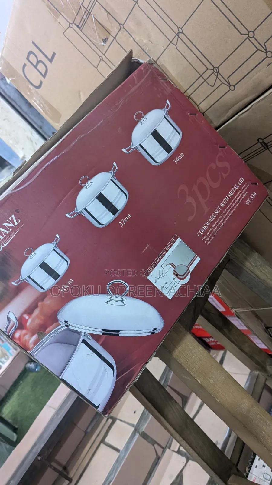 3Set Stainless Steel Cookware