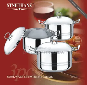 3Set Stainless Steel Cookware