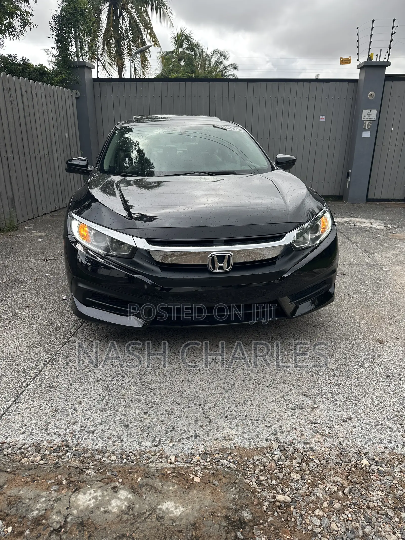 Honda Civic EX Sedan 2018 Black