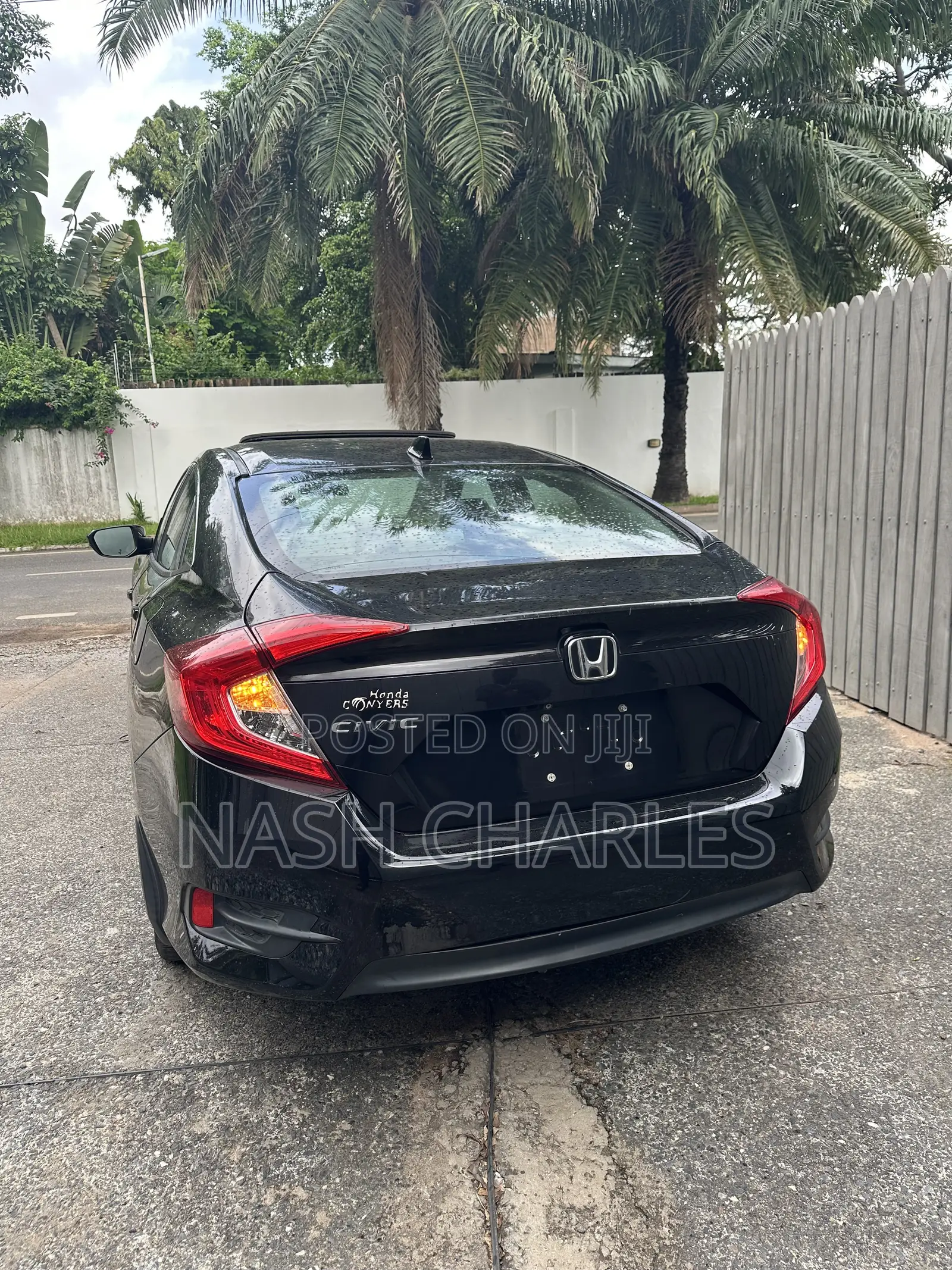 Honda Civic EX Sedan 2018 Black