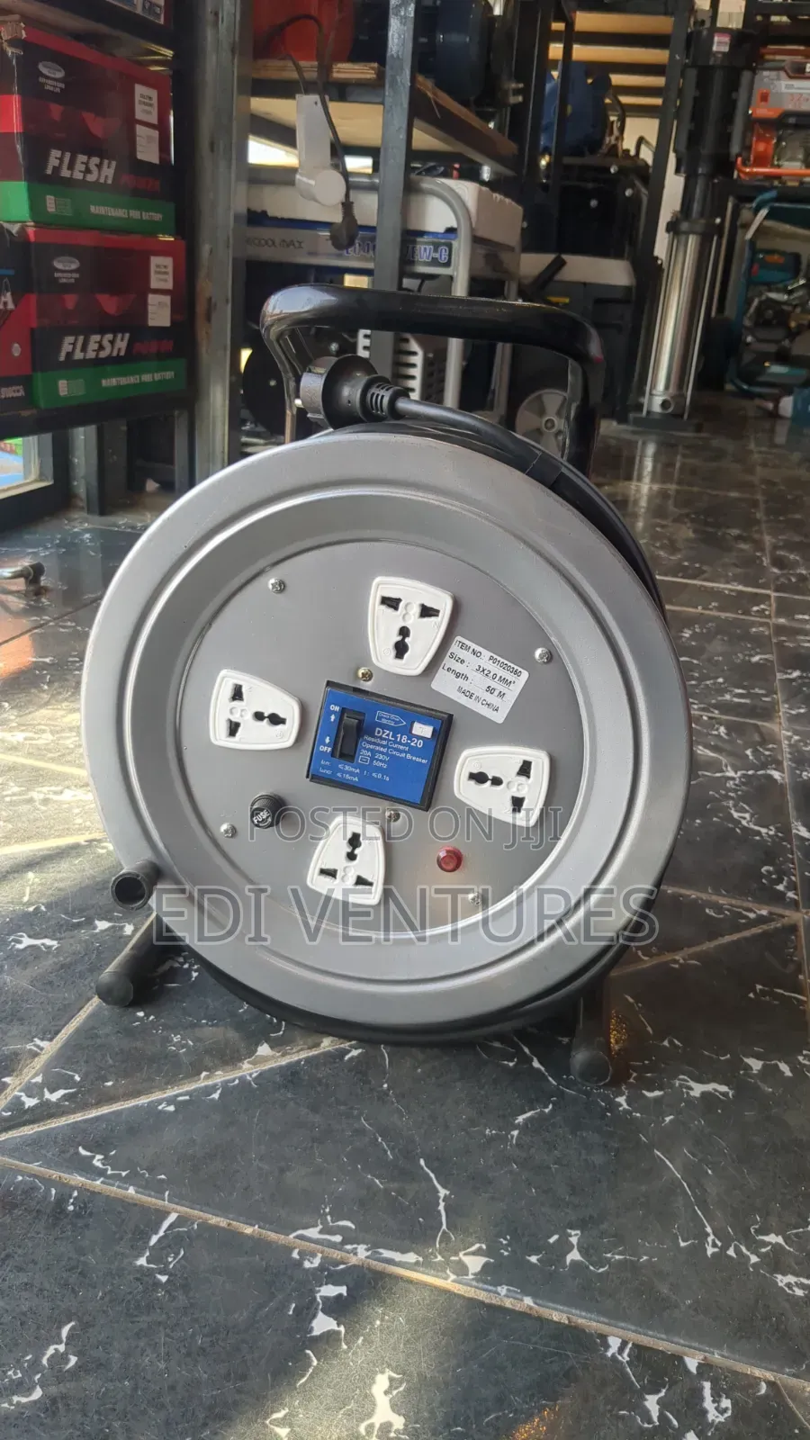 Tera 3 X 2.00mm2 Quality Extension Cable Reel 50 Meters