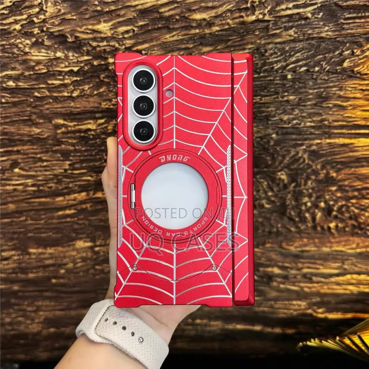 Spider Metallic MagSafe Samsung ZFold 8Ultra Phone Case