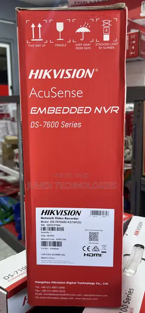Hikvision 16ch Acusense Poe NVR Ds-7616nxi-/16p Ds-7600 Series