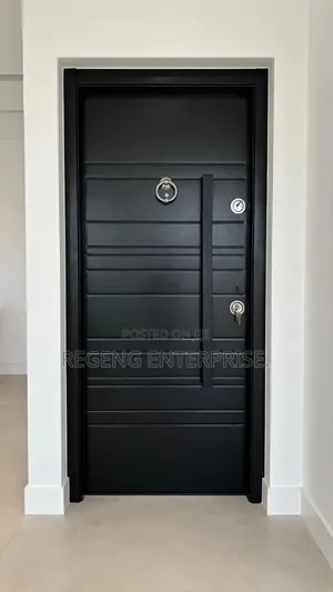 Modern Full Metal Black Security Systems With Locks