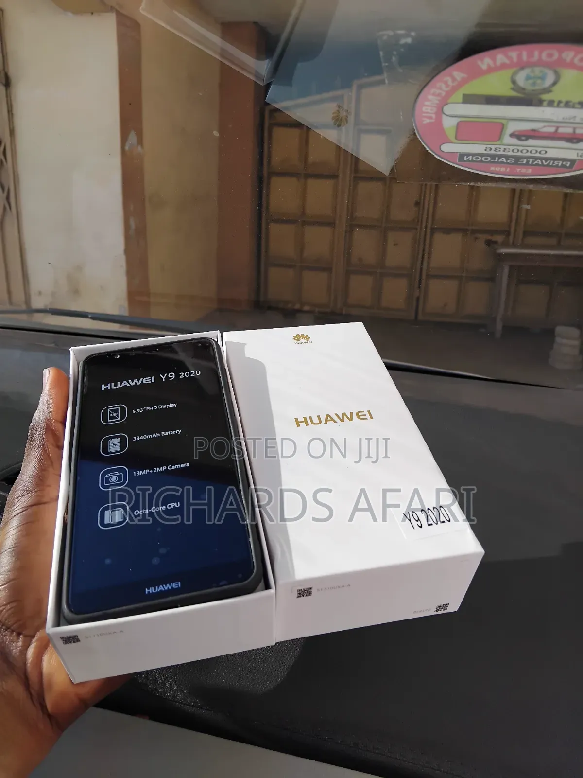 New Huawei Y9 128 GB Black