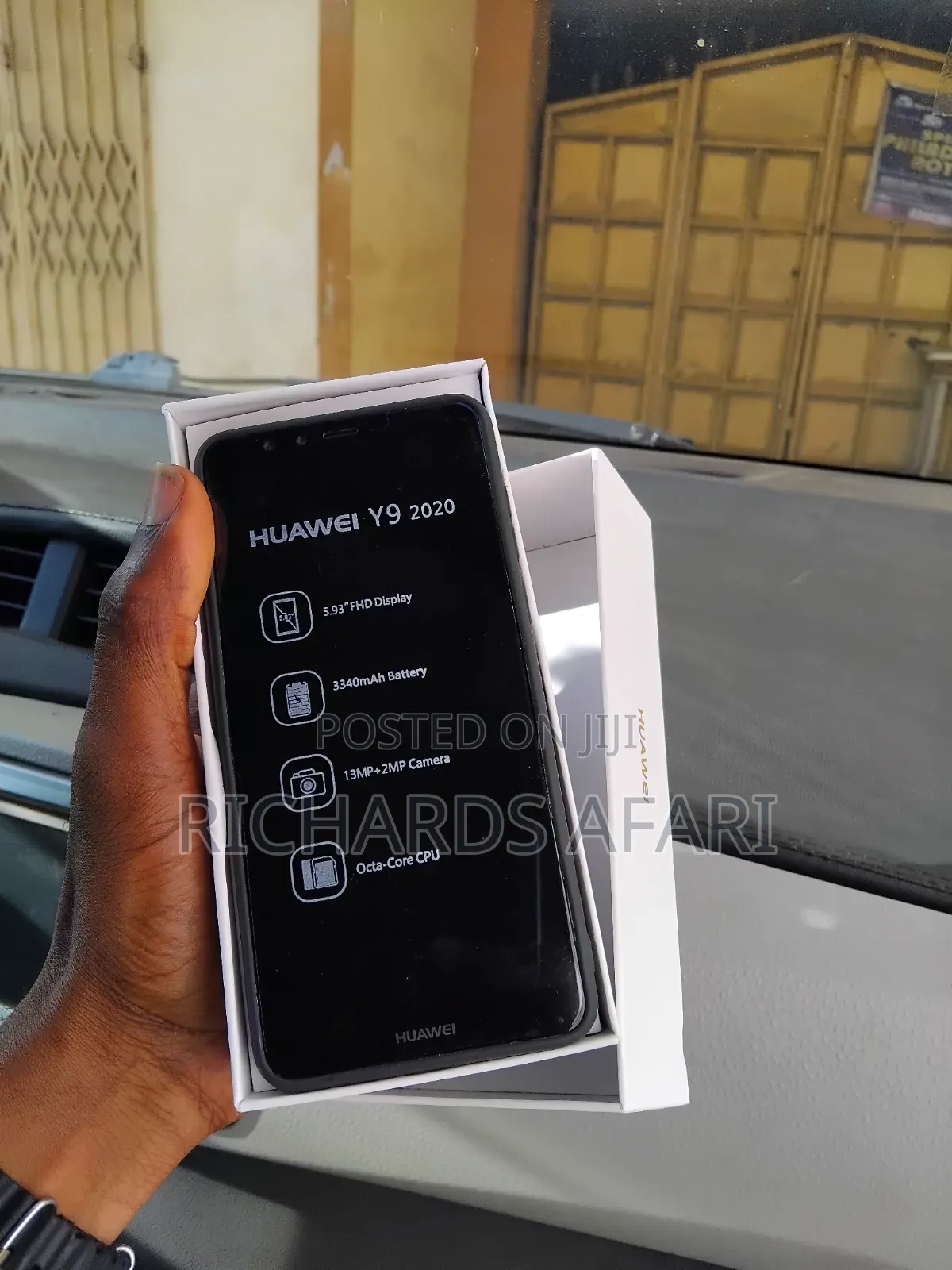 New Huawei Y9 128 GB Black