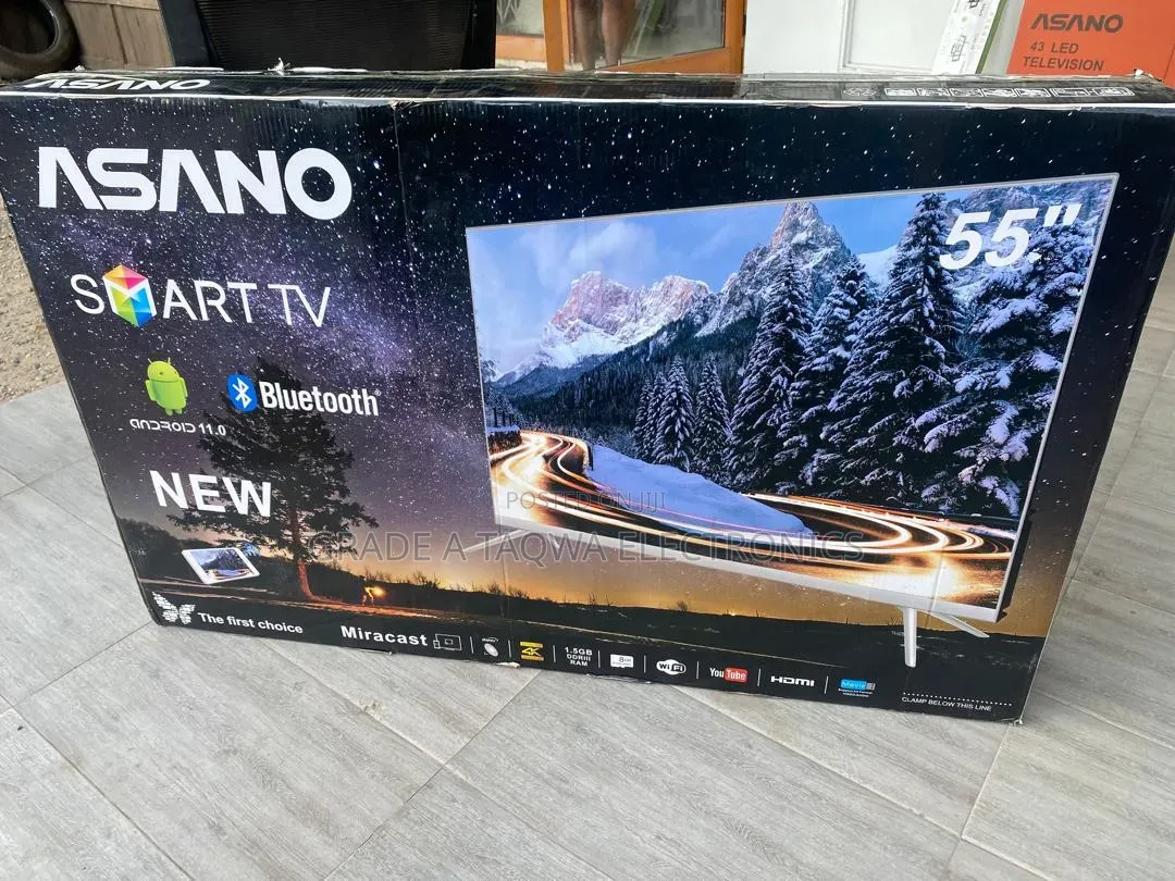 Visual Clarity Asano 55-Inch LED Android TV