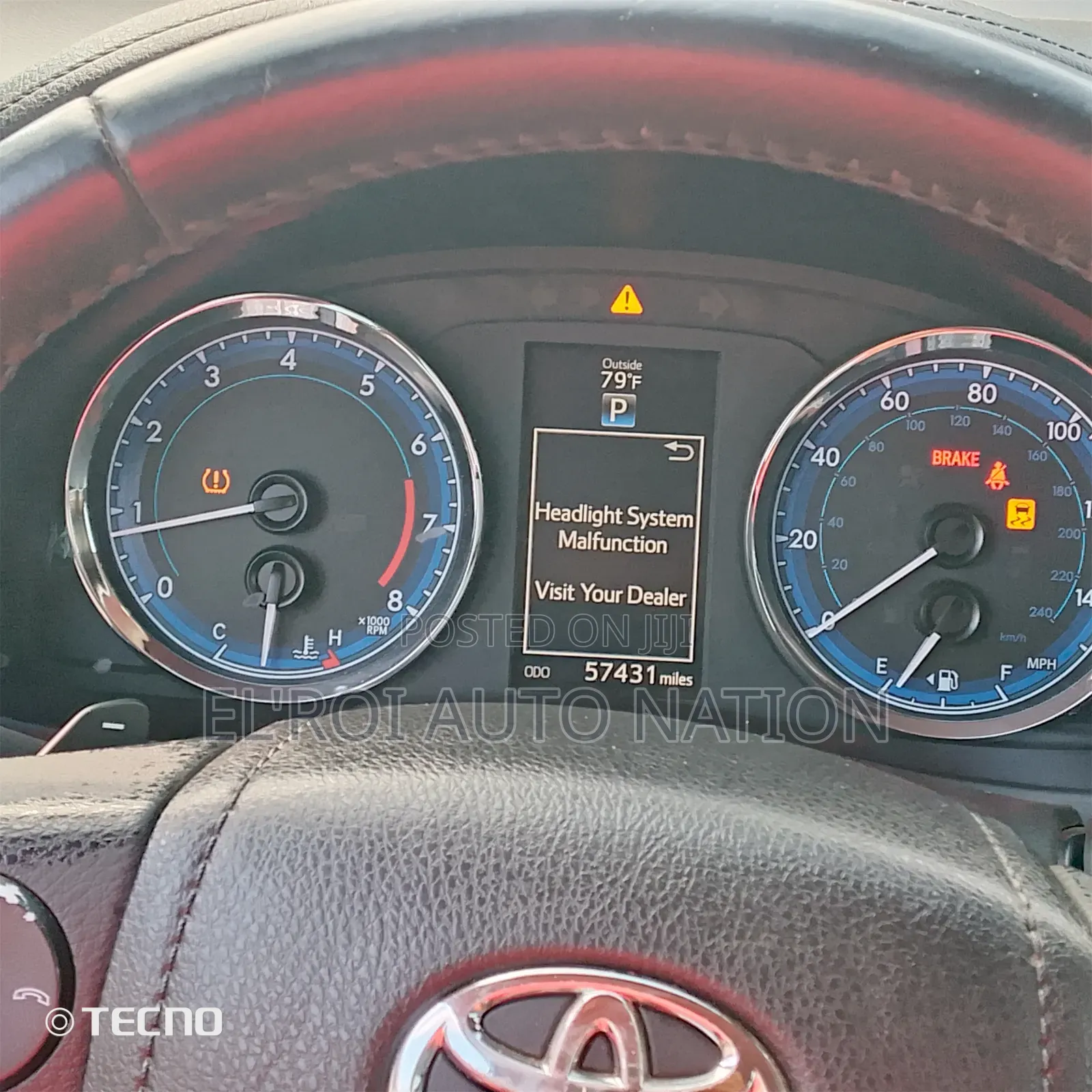 Toyota Corolla SE 4dr Sedan (1.8L 4cyl CVT) 2017 Brown