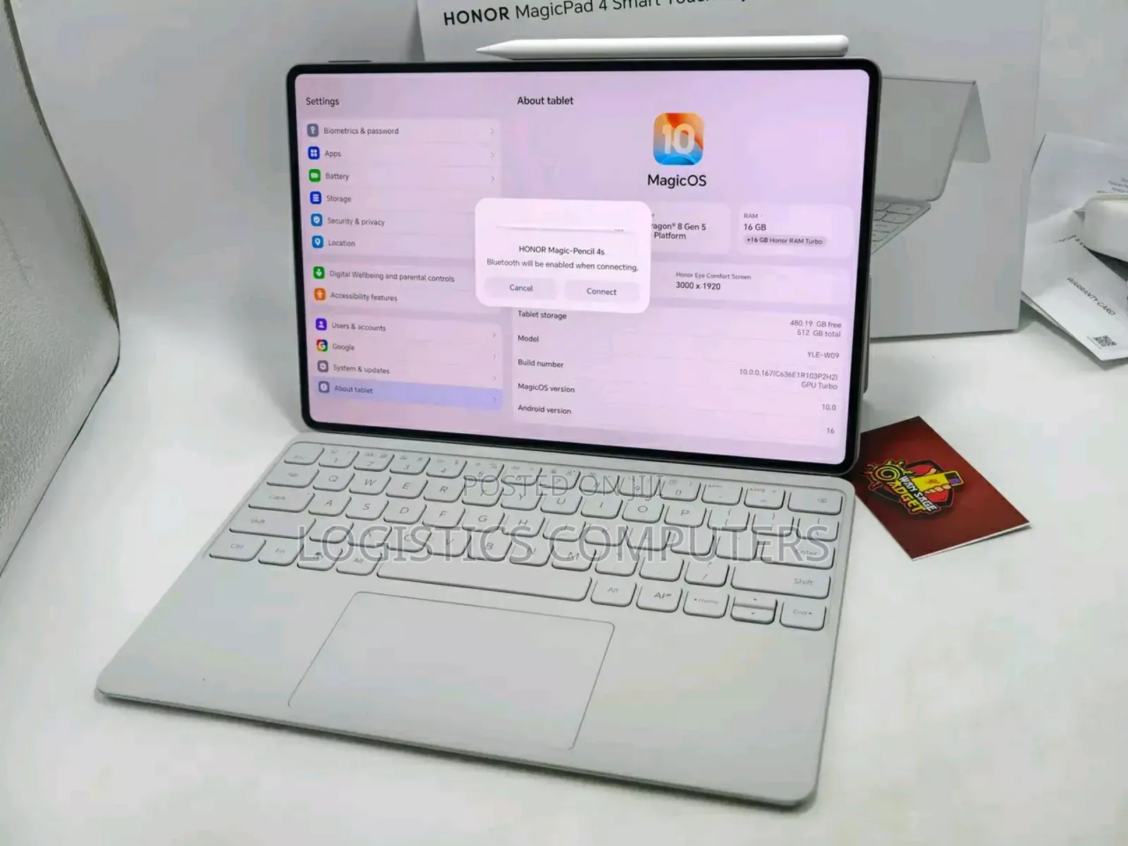 New Honor MagicPad 3 512 GB Gray