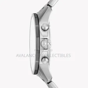 Armani Exchange Silver Tone Gent's Watch 44mm Case Size
