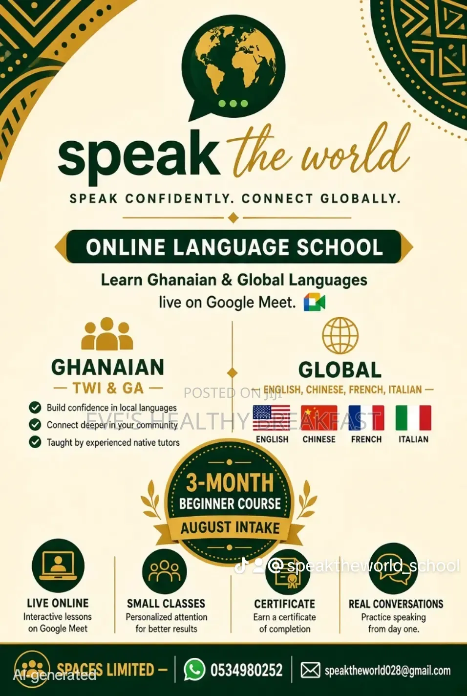 Speak the World Language School