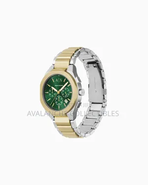 Armani Exchange Silver and Gold Tone 42mm Case Size