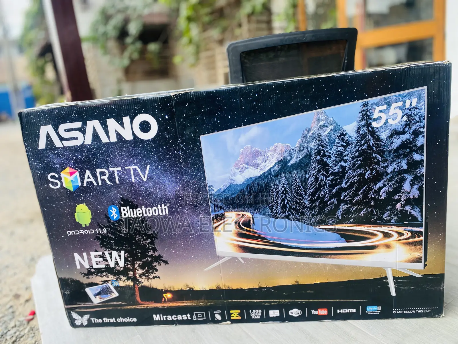 Asano 55 Inch Authentic Smart TV