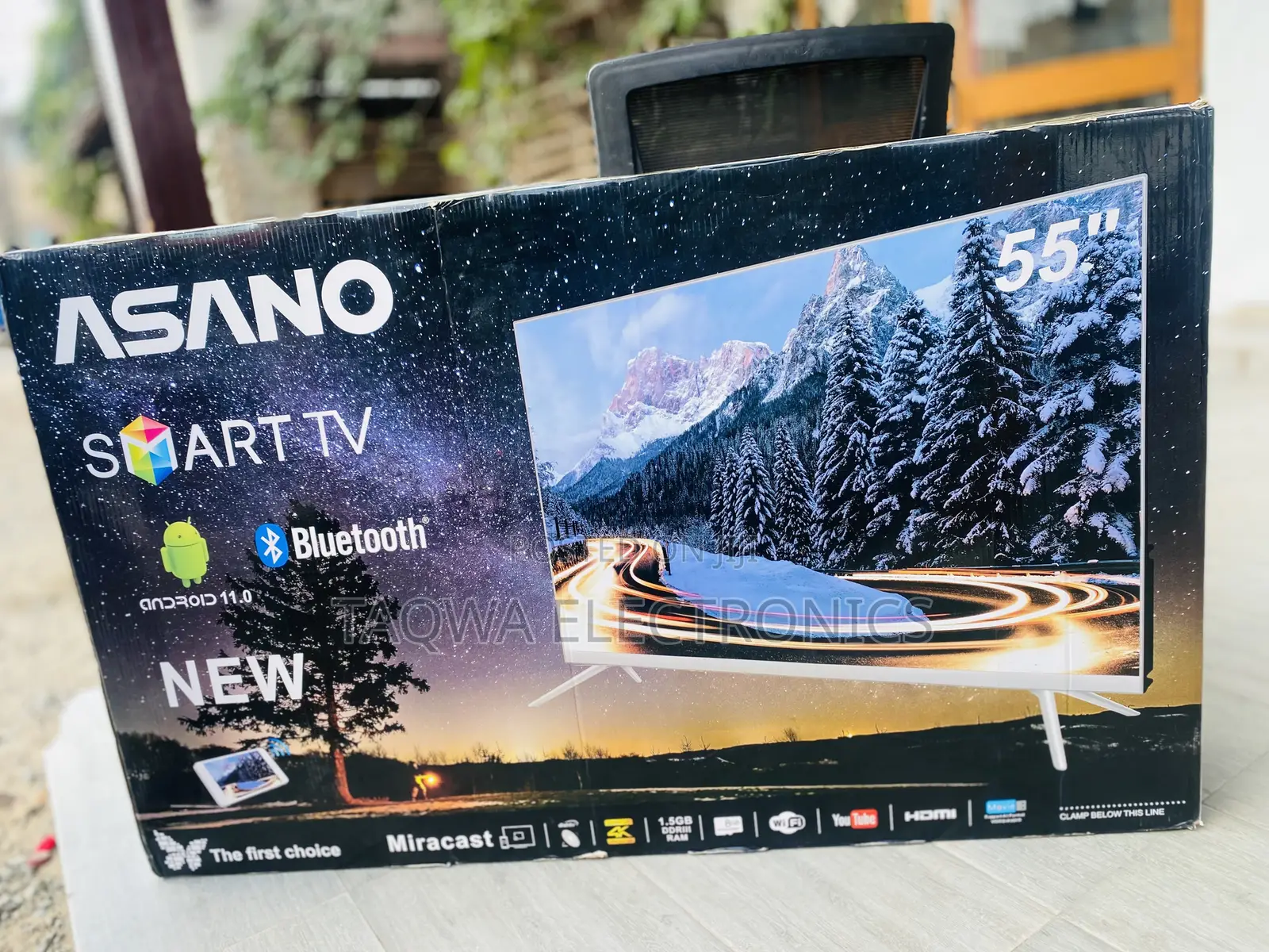 Asano Miracast 55 Inch Smart Television
