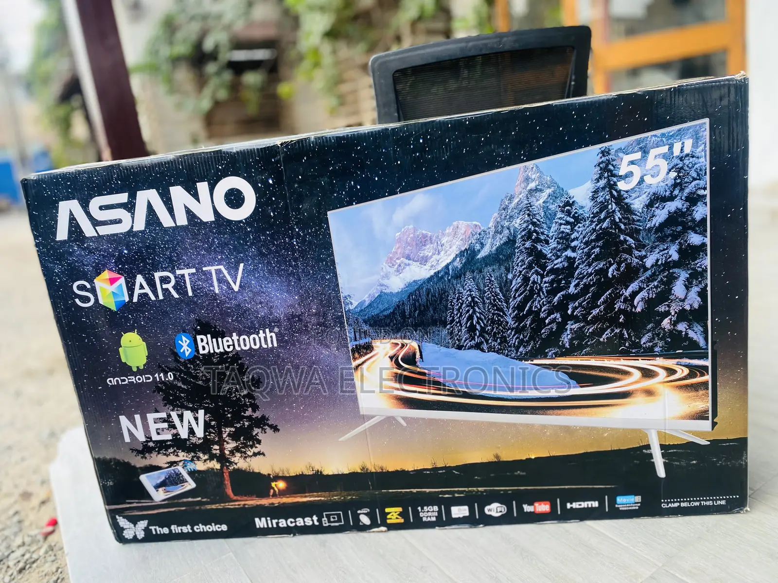 Asano Miracast 55 Inch Smart Television