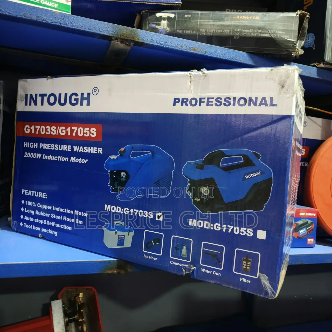 Classy High Grade 2000W High Pressure Washer From Intough