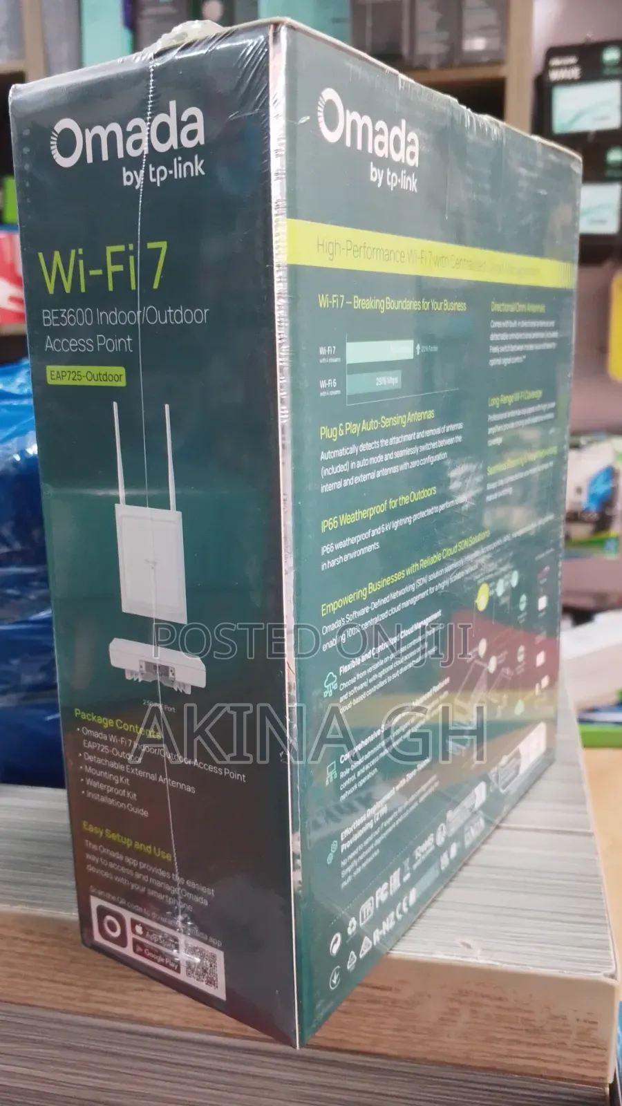 Tp Link BE3600 Indoor/Outdoor Access Point/ EAP 725 Outdoor