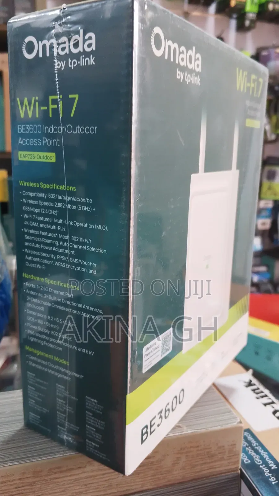 Tp Link BE3600 Indoor/Outdoor Access Point/ EAP 725 Outdoor