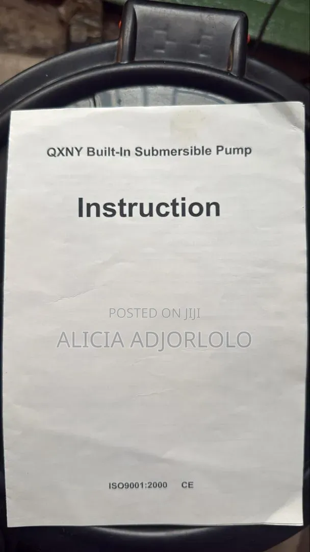 In Built Submersible Pump