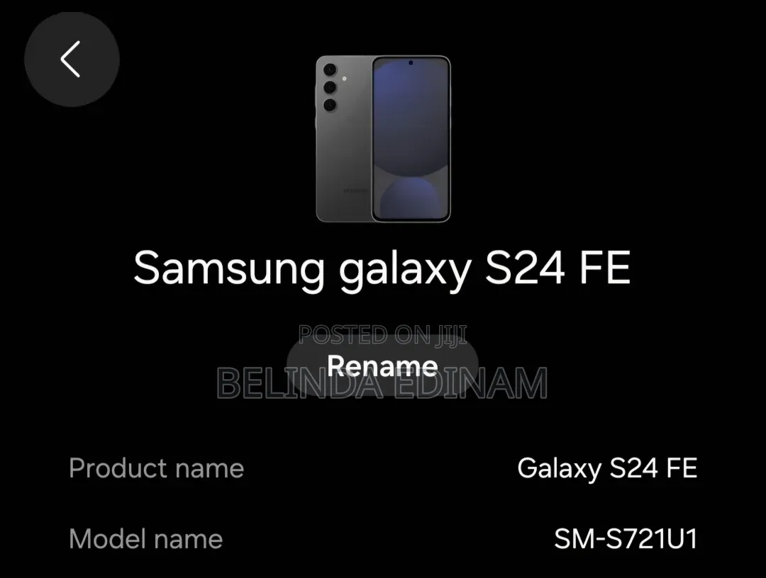 Samsung Galaxy S24 FE 128 GB Black
