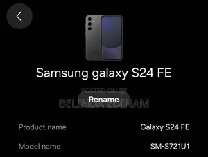 Samsung Galaxy S24 FE 128 GB Black