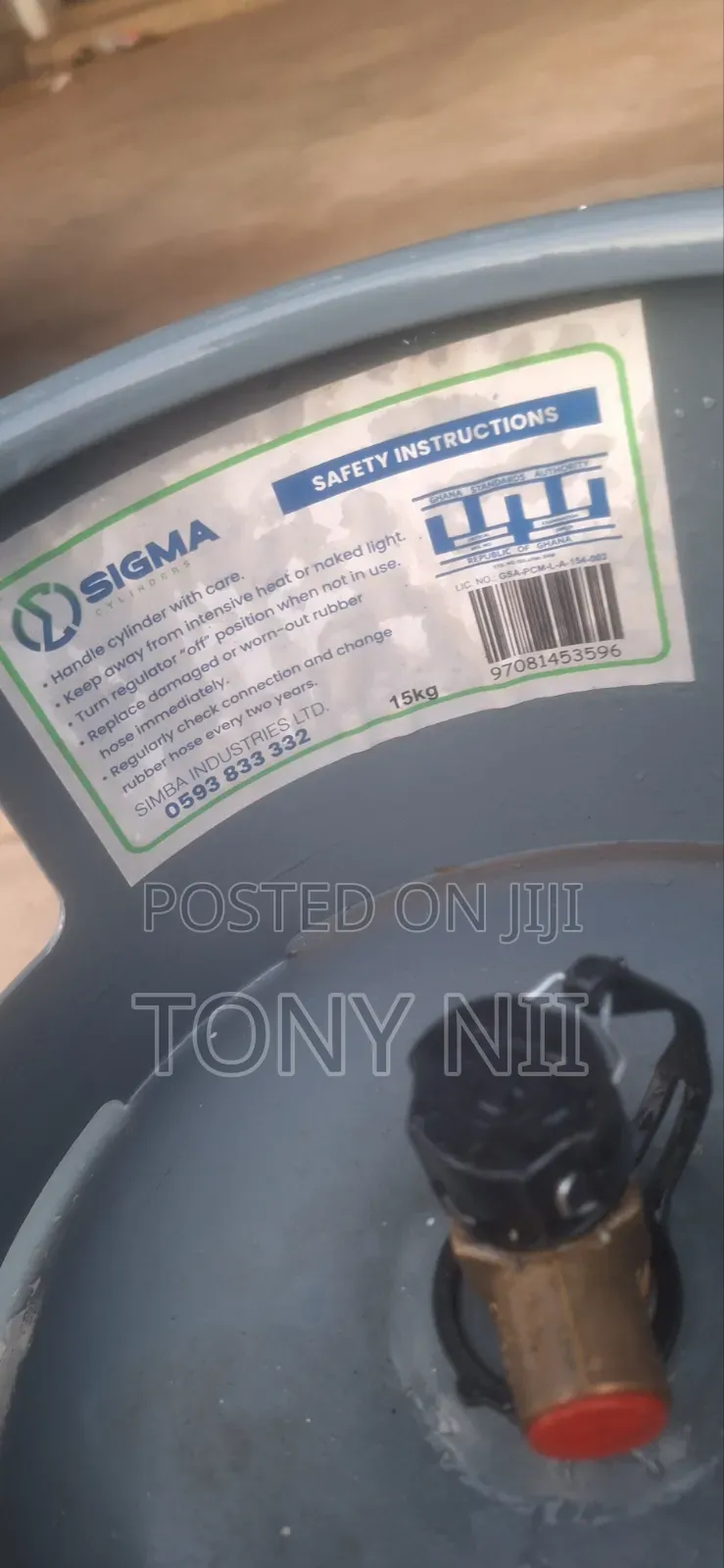 Gas Cylinder for Sale