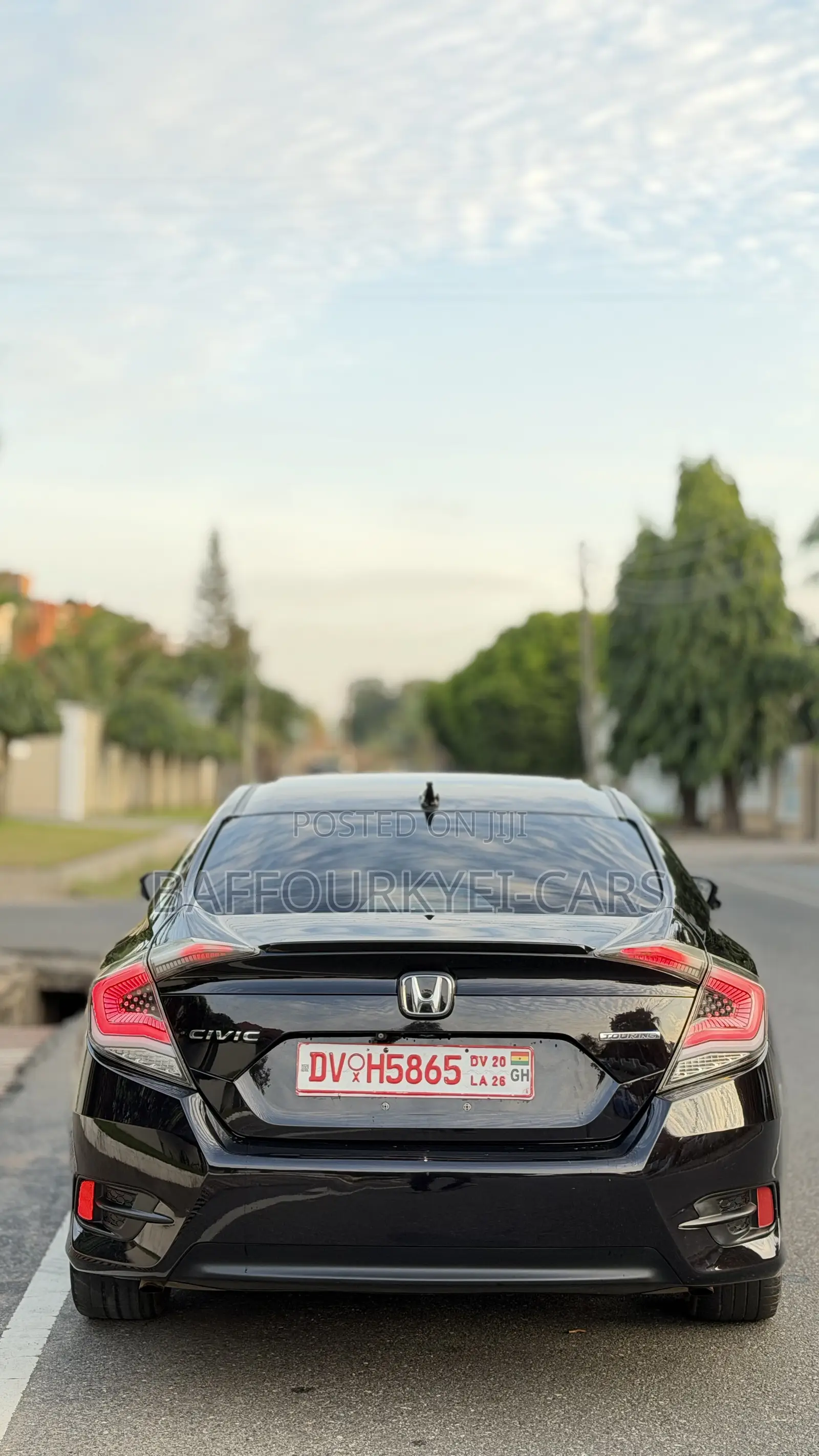 Honda Civic Touring 4dr Sedan (1.5L 4cyl) 2017 Black