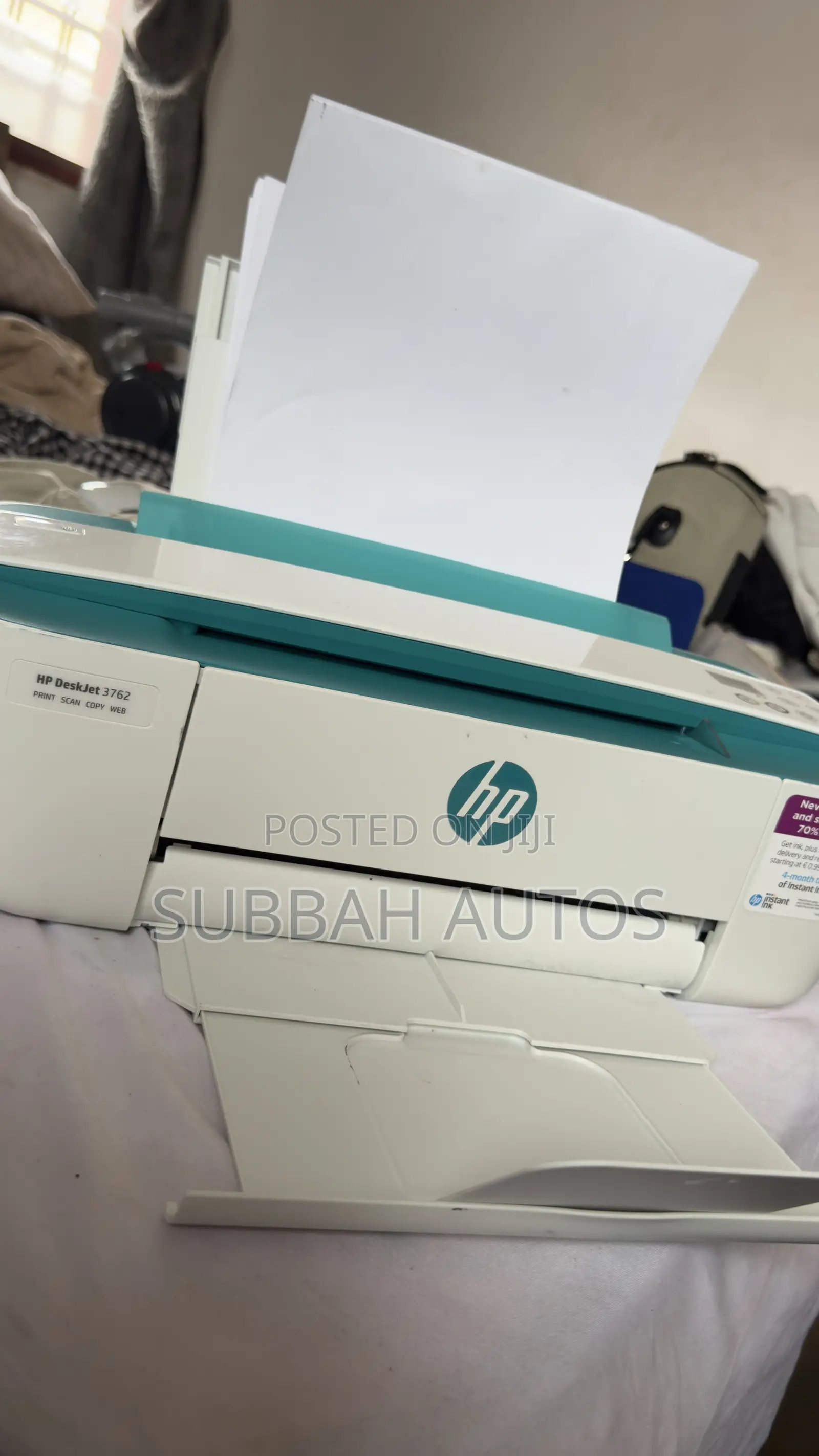 HP DeskJet 3726 All-in-One Wireless Printer (Like New!)