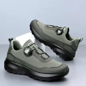 Outdoor Daily Walking Non-Slip Dial Lace Sneaker - Green