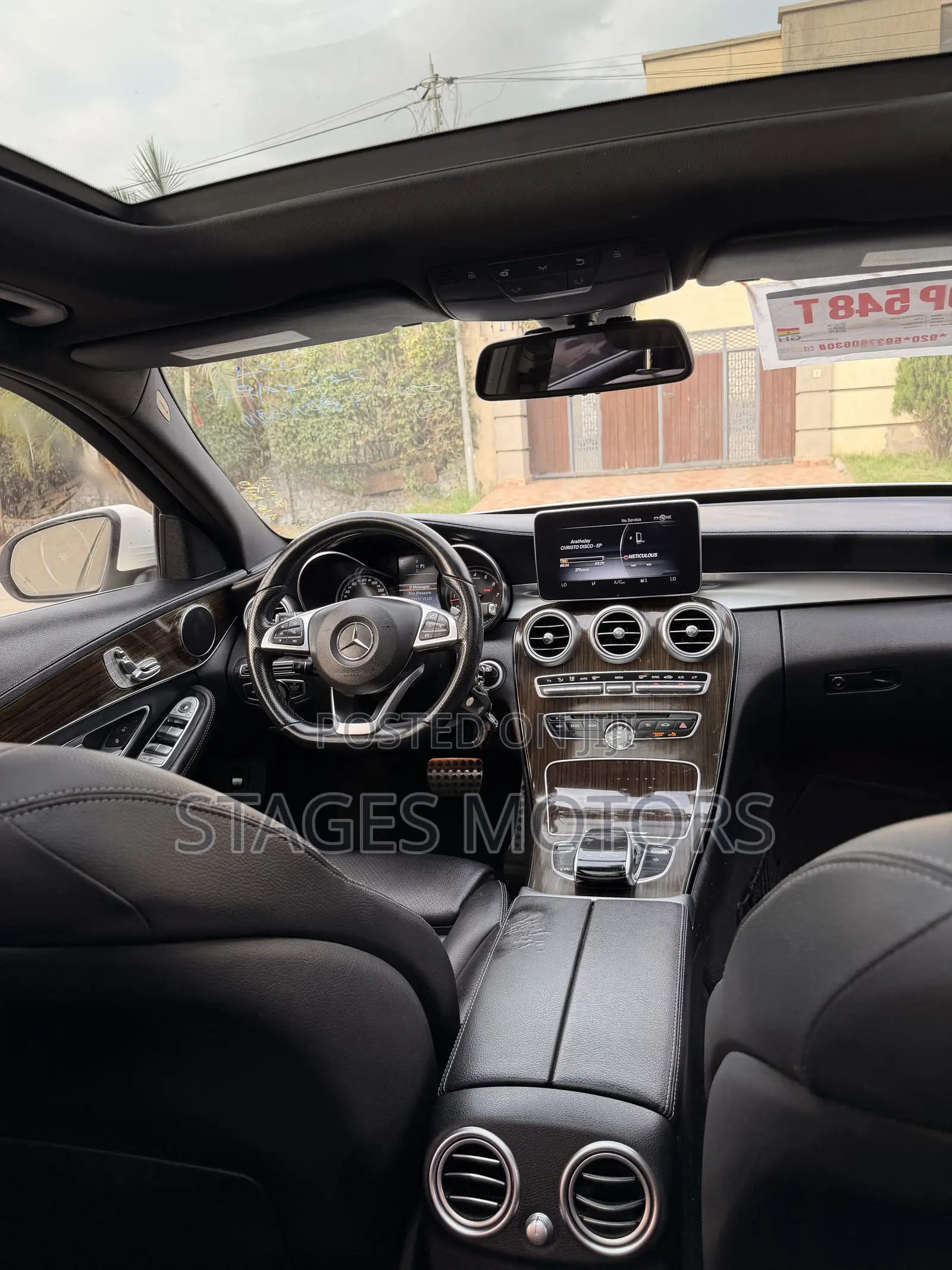 Mercedes-Benz C300 Sport Sedan RWD (2.0L 4cyl 7A) 2016 White