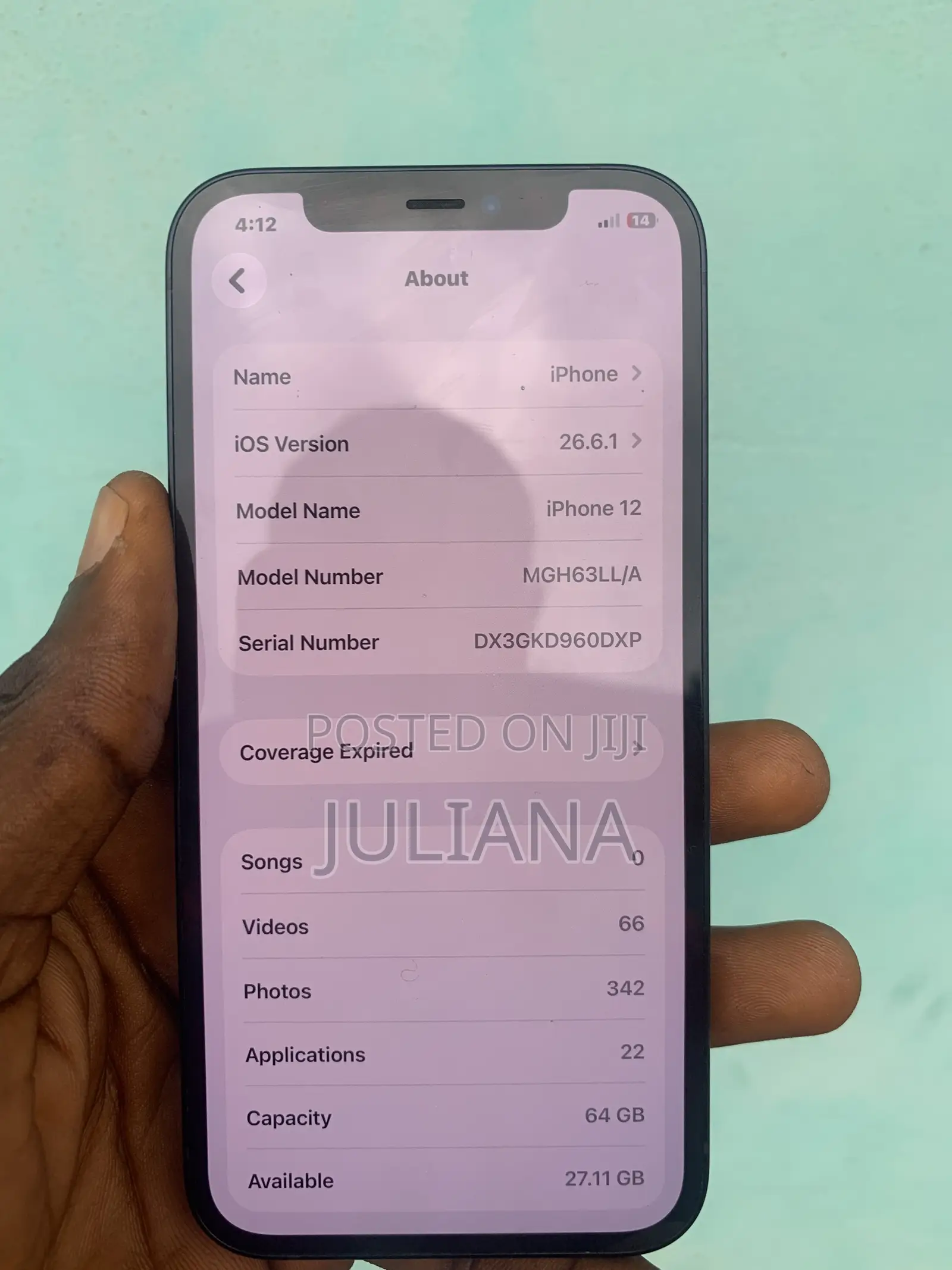 Apple iPhone 12 64 GB Black