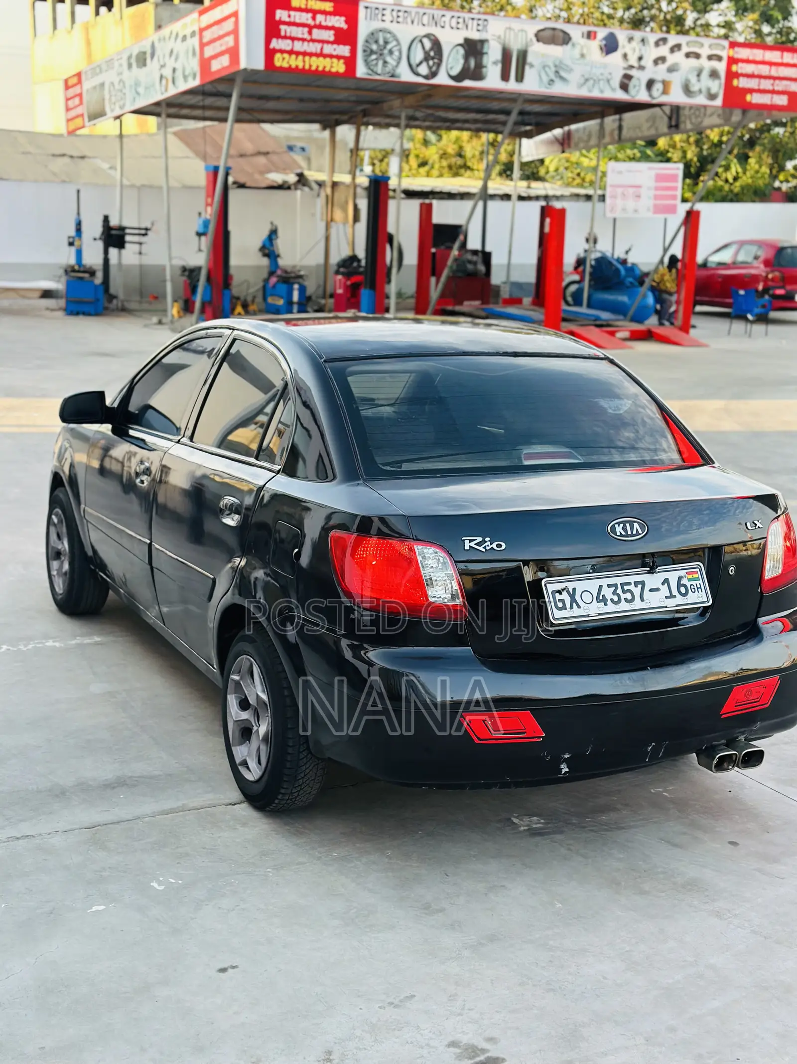 Kia Rio LX 4dr Sedan (1.6L 4cyl 4A) 2010 Black