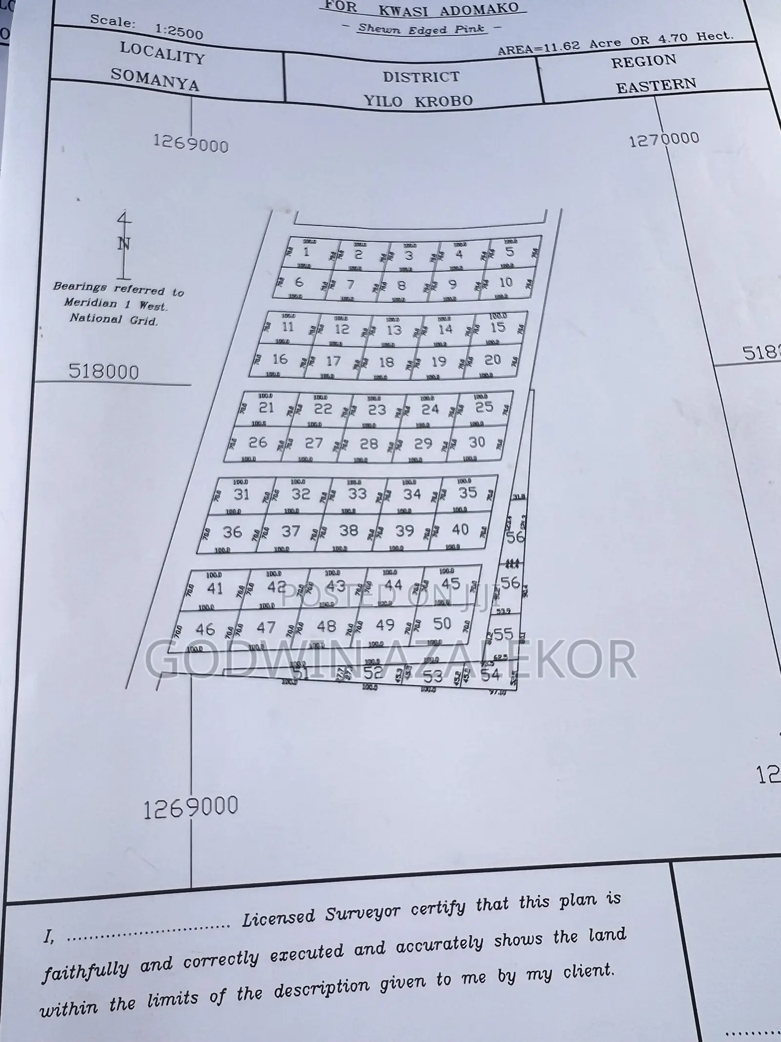 Land for Sale at SOMANYA , DVLA Area