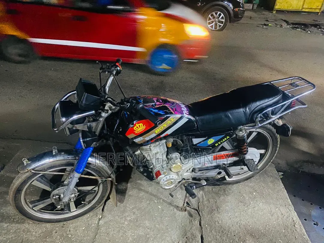 New Royal Motorcycle 2025 Black