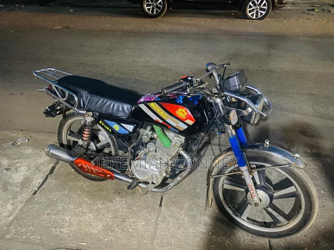 New Royal Motorcycle 2025 Black