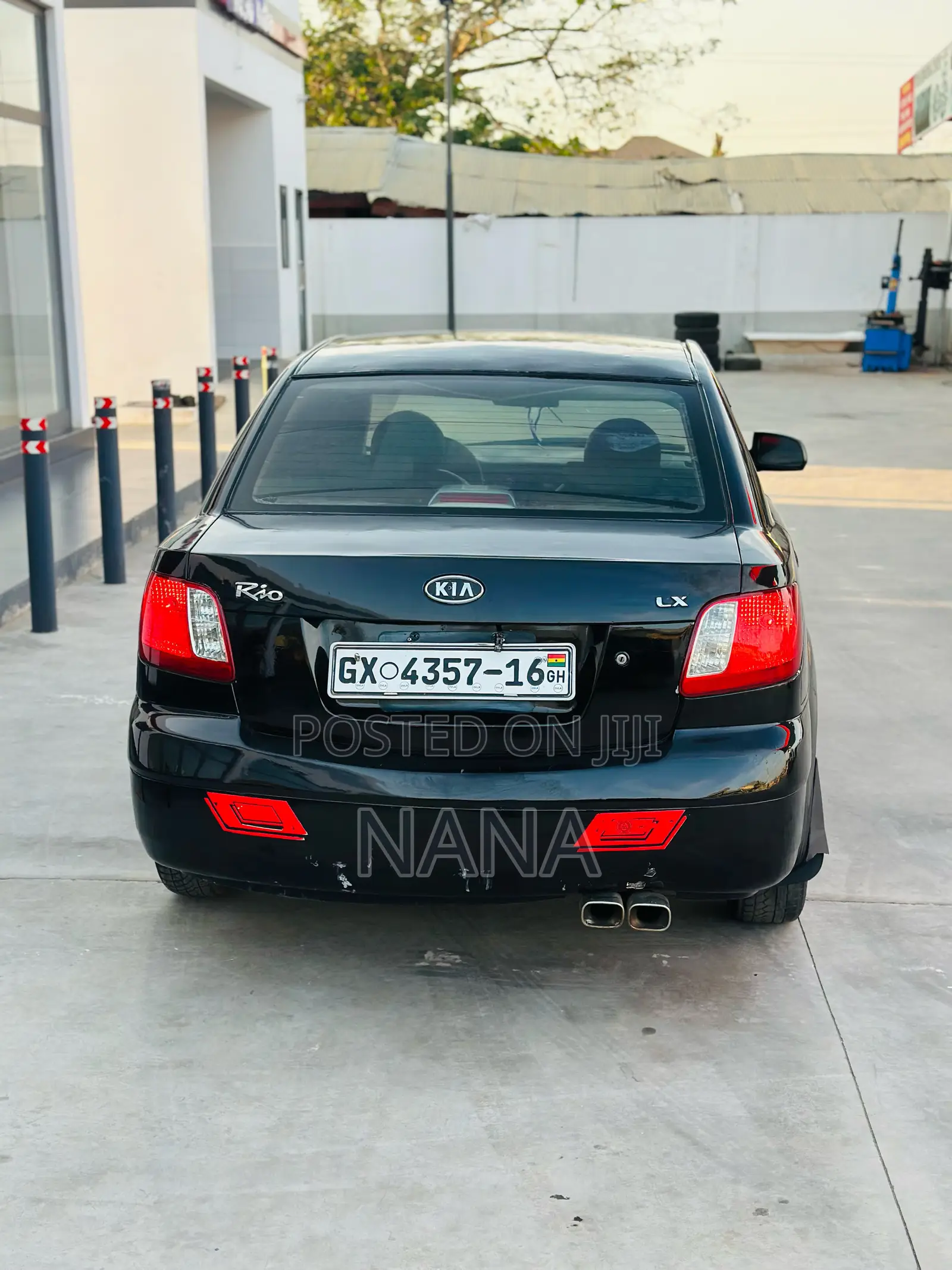 Kia Rio LX 4dr Sedan (1.6L 4cyl 4A) 2010 Black