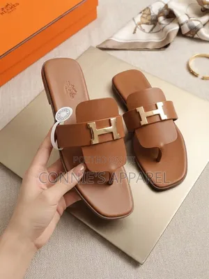 High Grade Ladies Hermes Slippers
