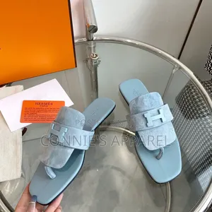 High Grade Ladies Hermes Slippers