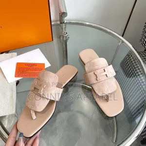 High Grade Ladies Hermes Slippers