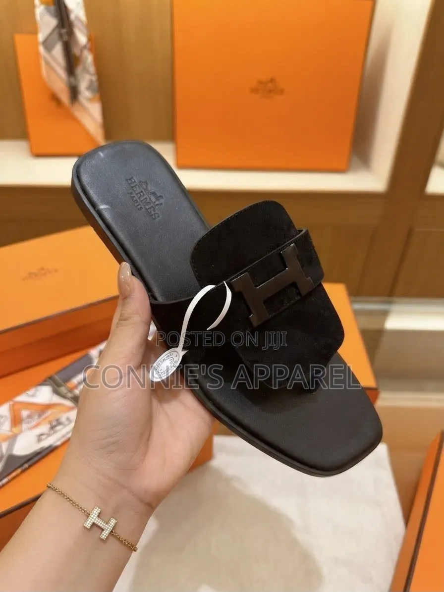 High Grade Ladies Hermes Slippers
